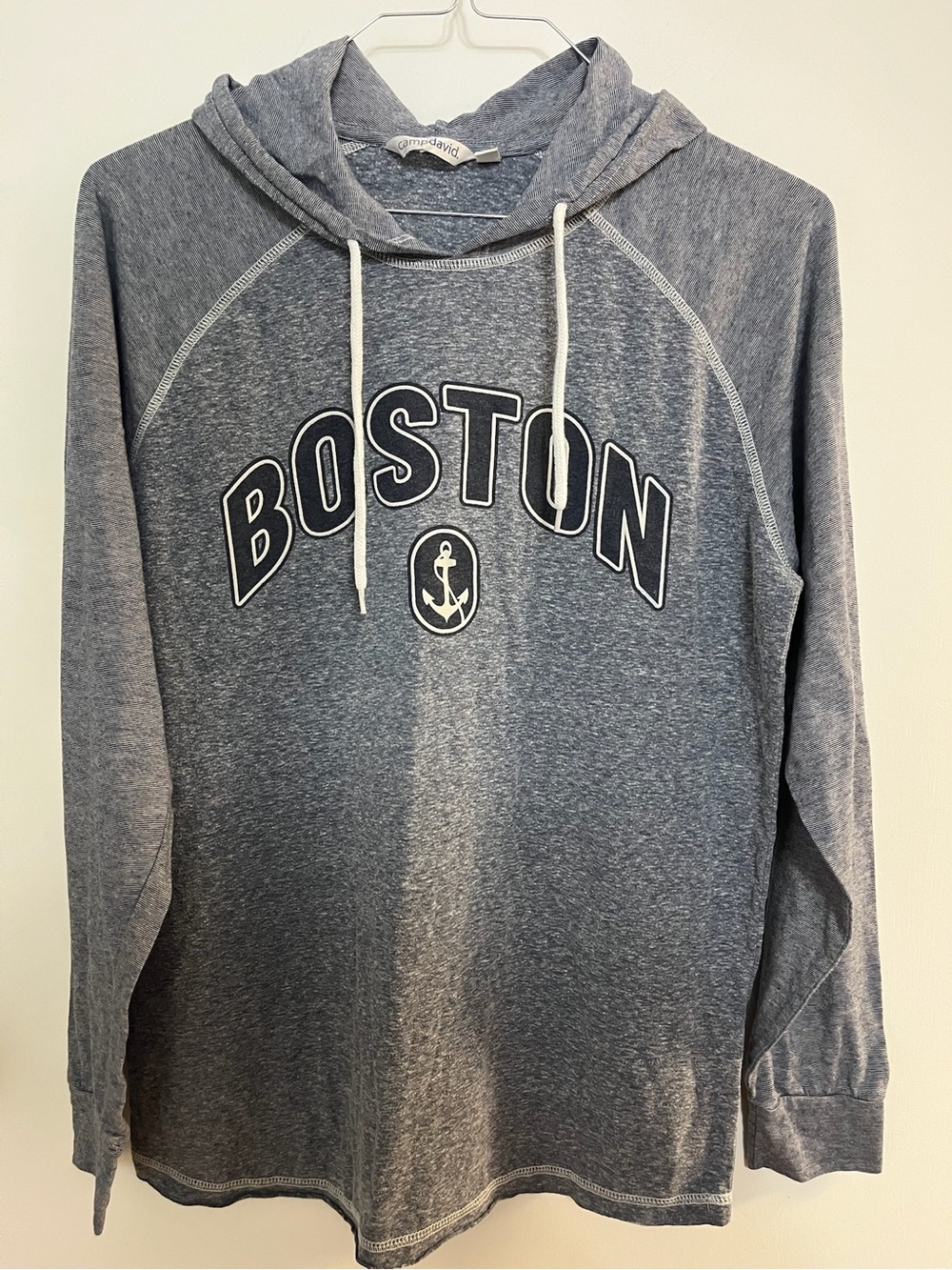 Boston Crewneck Hooded Sweatshirt - Gray